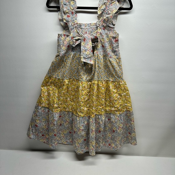 Umgee mini dress size Large floral ruffle sleeveless - Picture 2 of 7